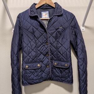Navy Quilted Jacket